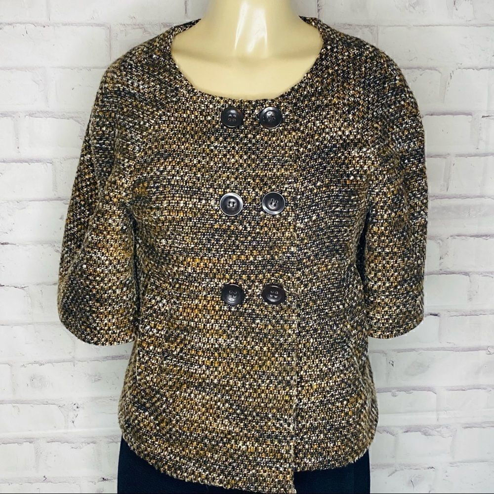 The Limited double breasted tweed jacket blazer size M